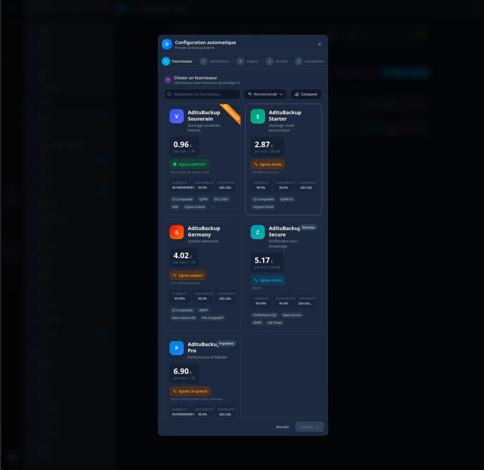 Marketplace AdituBackup