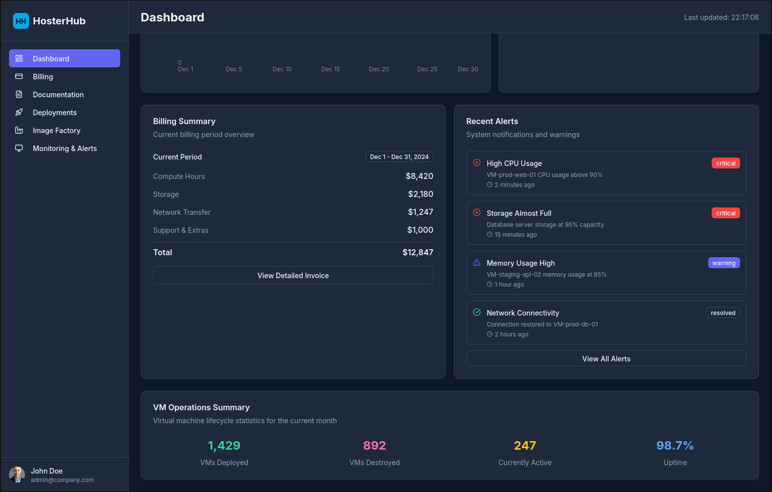 Hoster Cloud Screenshot 2