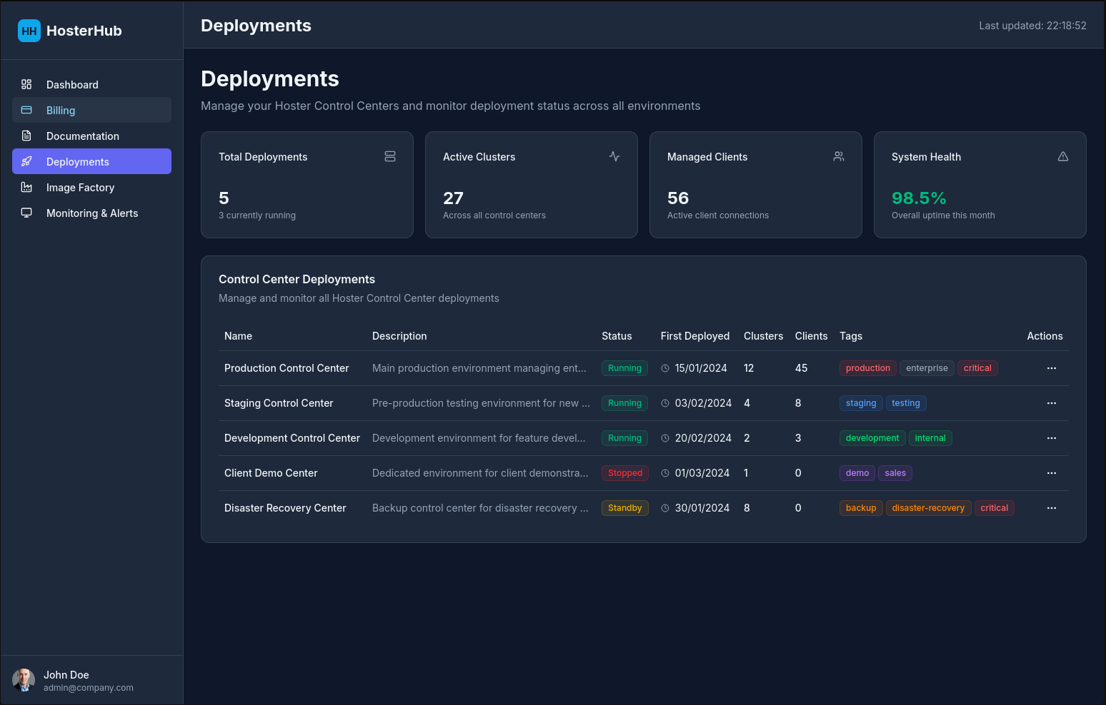 Hoster Cloud Screenshot 4